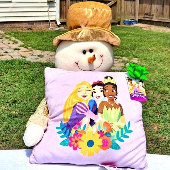 Disney Princesses Plush Pink Pillow - Picture 5 of 5